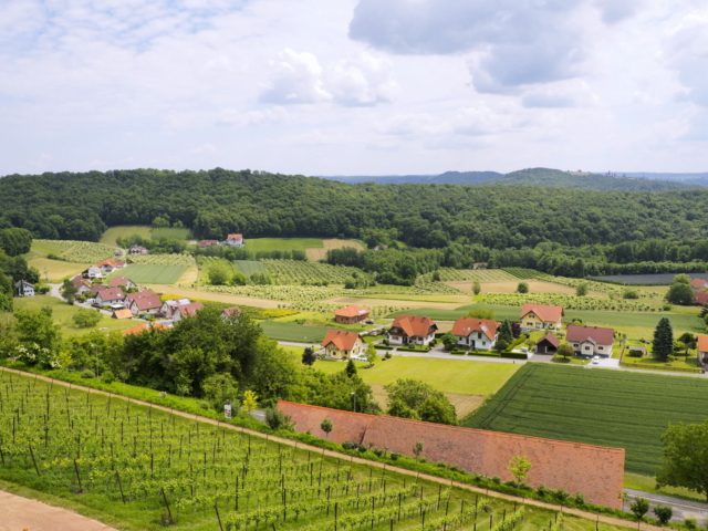 Landschaft, Häuser