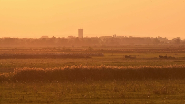 Sonnenuntergang oder Sonnenaufgang